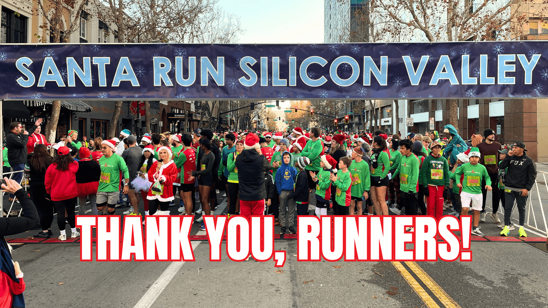 Thank you, runners!